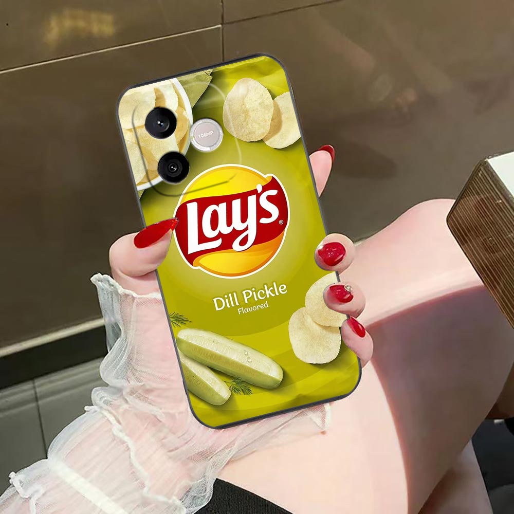 Food Snacks Quotes - جراب هاتف بتصميم وجبة خفيفة من