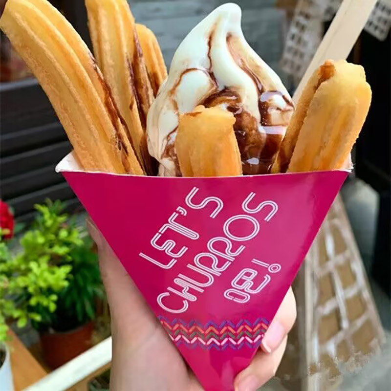 Food Snacks In Spanish - 100 قطعة من صناديق تغليف الطعام