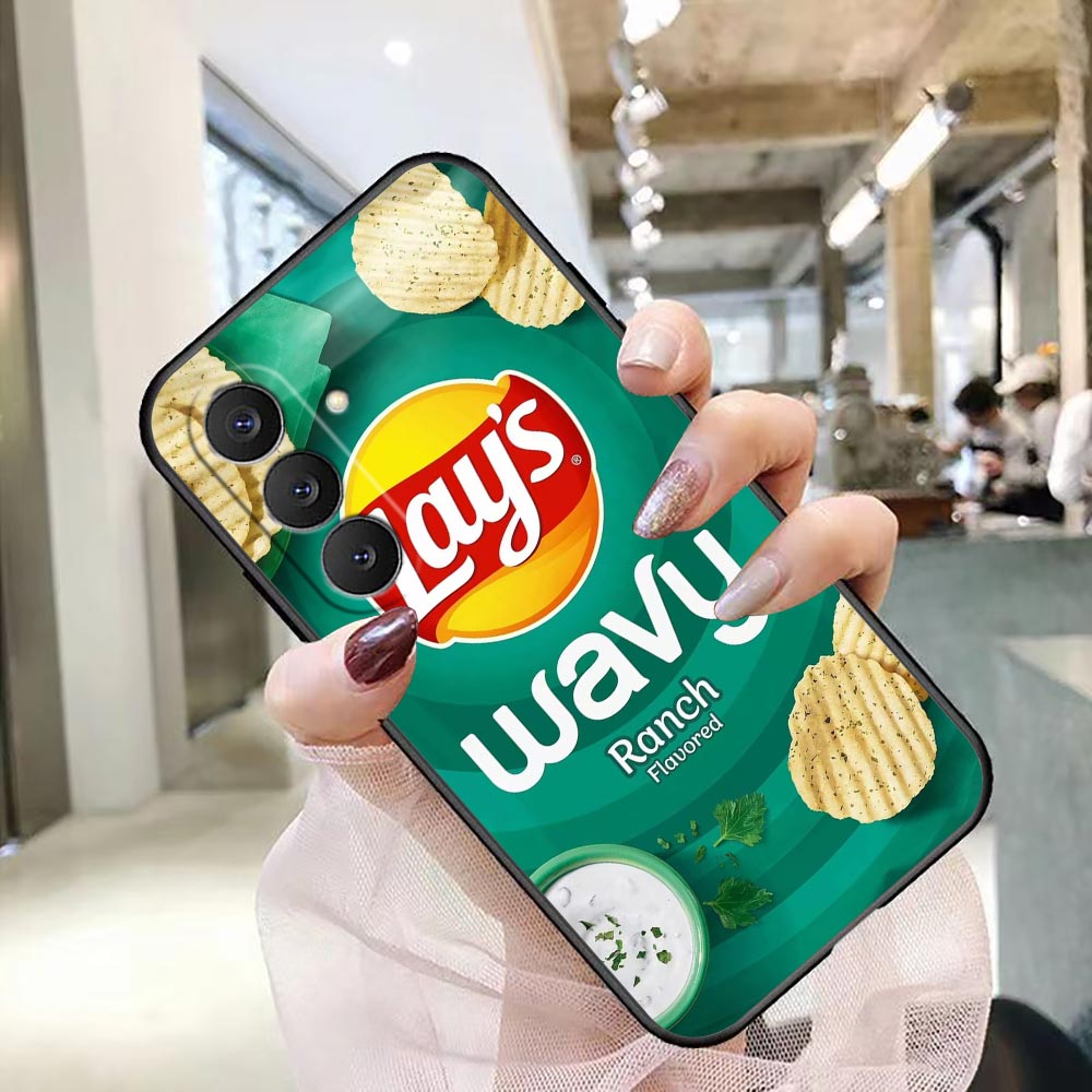 جراب هاتف سيليكون بتصميم ليز ( - مراجعة Food Snacks Quotes وسعره