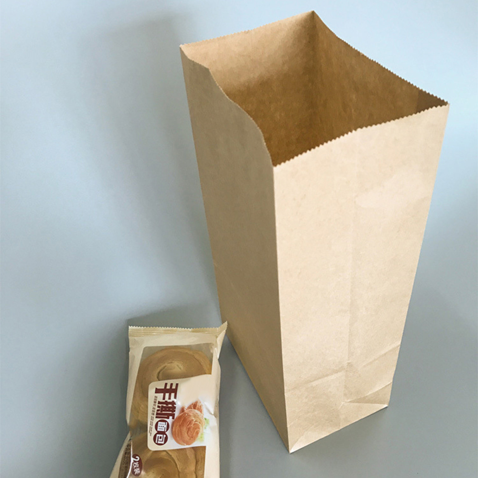 100 قطعة من أكياس الورق الكراف - مراجعة Food Snacks Packaging وسعره
