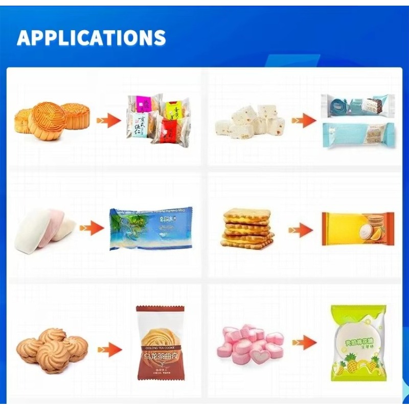 آلة تعبئة أوتوماتيكية على شكل  - مراجعة Food Snacks Packaging وسعره