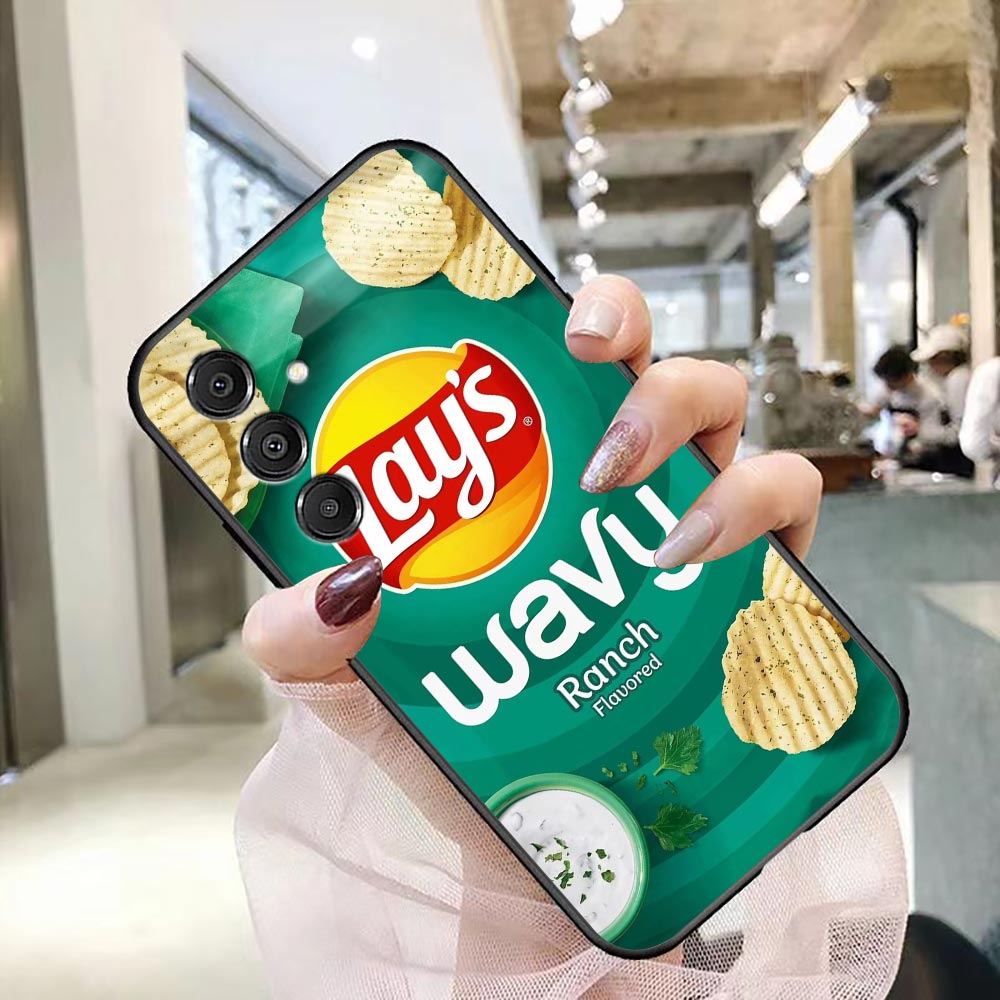 غطاء هاتف لسامسونج A14 A15 A16 - مراجعة Food Snacks Quotes وسعره