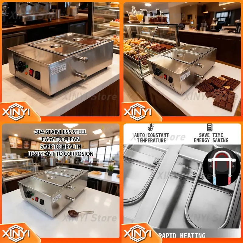 جهاز إذابة الشوكولاتة من الفول - مراجعة Snacks Food Warmer وسعره