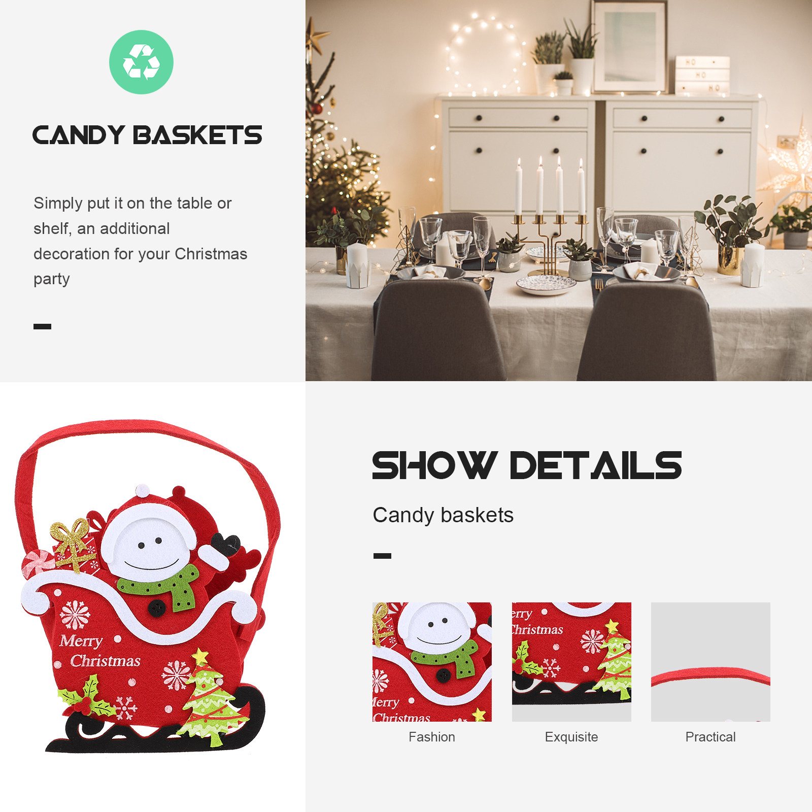 سلة حلوى عيد الميلاد، وعاء تخز - مراجعة Xmas Food Snacks وسعره