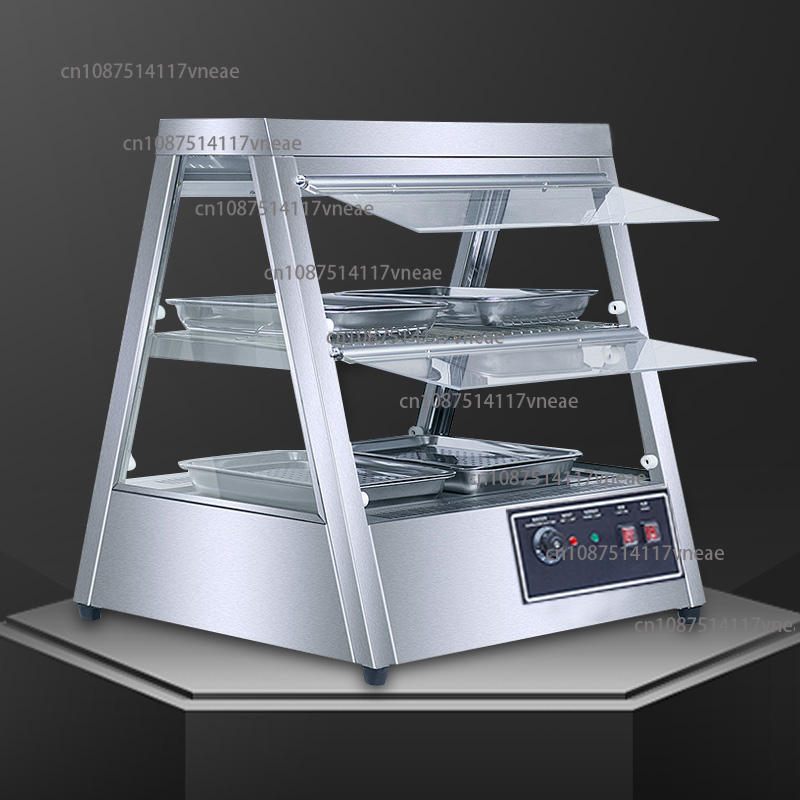 خزانة عرض تجارية جديدة أوتومات - مراجعة Snacks Food Warmer وسعره