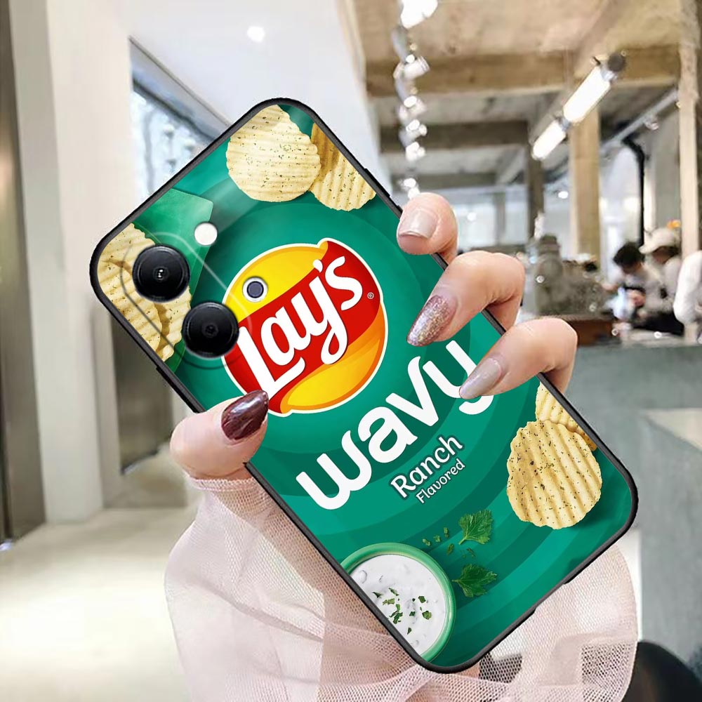 حافظة هاتف لـ VIVO Y400 Y04 Y0 - مراجعة Food Snacks Quotes وسعره