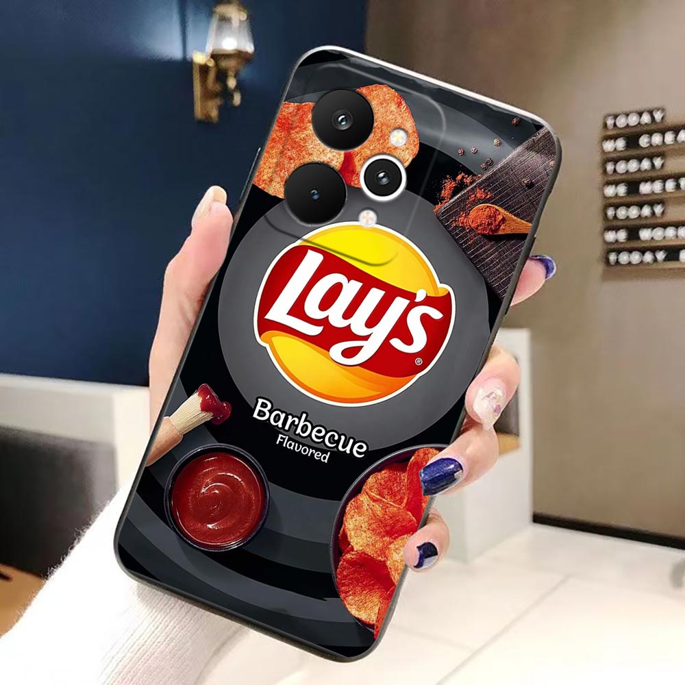 غطاء هاتف لـ OPPO Realme 16 15 - مراجعة Food Snacks Quotes وسعره