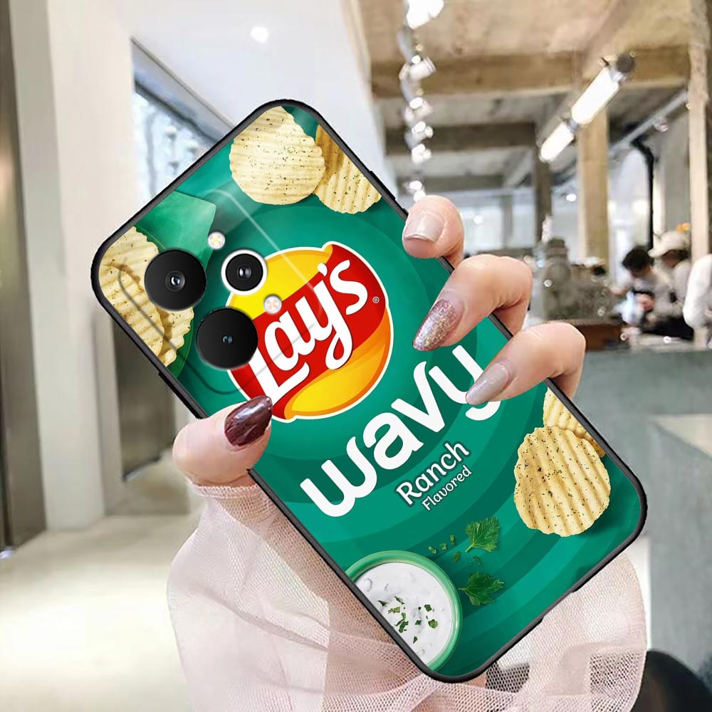 غطاء هاتف لـ OPPO Realme 16 15 - مراجعة Food Snacks Quotes وسعره